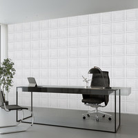 Stickers muraux 3D auto-adhésifs pour décoration de bureau, fond de télévision et panneaux de bar, en PVC imperméable, design moderne