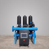 Système de filtration d'eau d'irrigation à disque à lavage automatique de haute qualité et fourni directement par l'usine, garantie 1 an