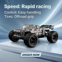 HOSHI N517A Frenzy 1/12 4WD Camion RC Brushless RTR 70km/h Moteur 3650 2.4G Voiture Tout-Terrain Télécommandée Jouets