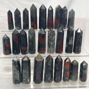 Chất Lượng Cao Châu Phi Rồng Máu Đá Pha Lê Tháp Chữa Bệnh Số Lượng Lớn Thủ Công Mỹ Nghệ Điểm Tự Nhiên Châu Phi Máu Tháp - Product Image 4