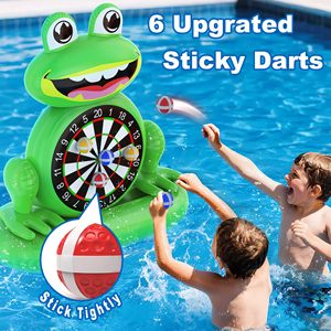 Jouets de piscine best-sellers pour enfants : jeu de fléchettes gonflable grenouille, jeu aquatique pour piscine, jeux de plein air, plage, jardin, fête d'été, cadeau d'anniversaire - Product Image 2