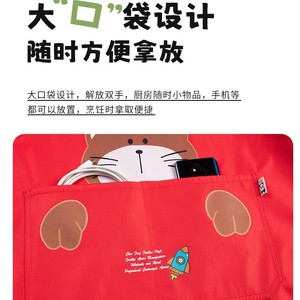 Waterproof <b>Aprons</b> With Custom Logo Printing For Restaurants And Bars Oil Resistant For Women Men Adults - Product Image 4