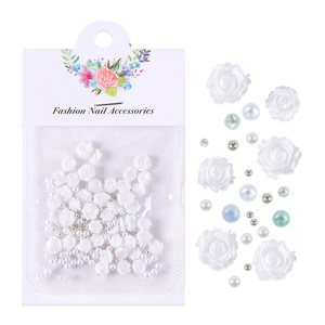 Decoraciones de Uñas en Oferta, Flores de Resina 3D, Dijes de Flores Acrílicas para Uñas, para Arte de Uñas de San Valentín - Product Image 3