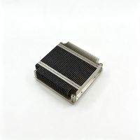 Refroidisseur de processeur passif 165W pour serveur Intel LGA2011-3, 3 caloducs en cuivre, base en aluminium, dissipateur à ailettes en aluminium, 1U, ODM OEM