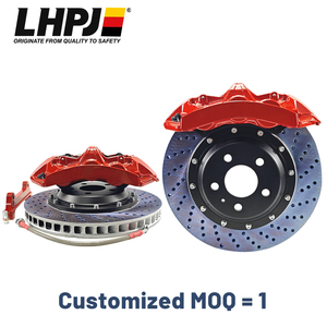 Big Brake Kit for Honda Accord <strong>Civic</strong> CR-V Odyssey 6 Piston Custom Performance Upgrade Caliper <strong>5</strong> Days Ship Fits 18-20" Wheel - Product Image 1