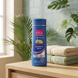 Lotion corporelle au lait de coco Stela Care pour les soins quotidiens de la peau, hydratation quotidienne, vente en gros et au détail, fournitures de beauté et de salon. - Product Image 3