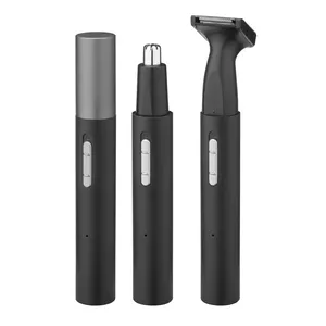 C&C Mini 3 in 1 มีดโกนหนวดผมเคราเครื่องโกนหนวดจมูกTrimmer Professionalไร้สายหูและจมูกTrimmerสําหรับMan