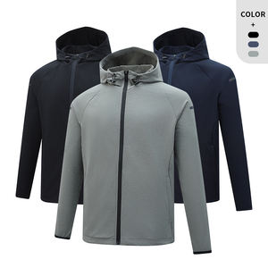 2025 <b>Running</b> Men Full Zipper Cycling <b>Jacket</b> <b>Lightweight</b> Gym Quick Dry Breathable Zipper Pocket Men <b>Jackets</b> - Product Image 1