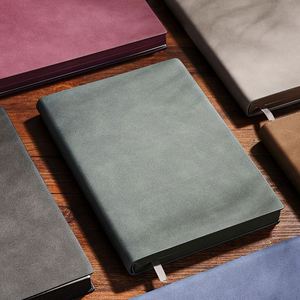 Carnet A5 personnalisé en cuir PU ligné avec couverture rigide, 100 feuilles, reliure cousue et logo – Vente en gros - Product Image 4