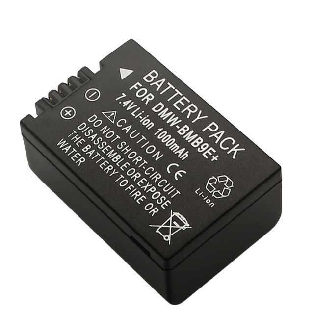 Rechargeable Li-Ion Battery Digital Cameras DMW-BMB9 Battery for FZ40K FZ45K FZ47K FZ48K FZ60 FZ62 FZ70 FZ72 FZ80 FZ82 Cameras