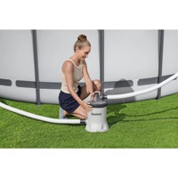 Pompe de filtration à boules en fibre ABS pour piscine hors sol Polysphere 58870, 5678 L avec filtration cellulaire