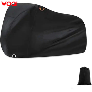 Woqi 210D אוקספורד בד אופניים אחסון עבור 2-3 אופני שחור כיסוי עמיד למים אנטי מדמיע תכונה עמיד אופני כיסוי - Product Image 1