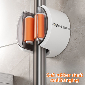 Supporto per Mop JOYBOS con Gancio in Gomma Morbida <span class=keywords><strong>da</strong></span> Parete, Adesivo Forte sul Retro della Porta, Alta Capacità di Carico - Product Image 1