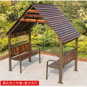 Padiglione esterno, casetta in legno per uso domestico, villa <span class=keywords><strong>con</strong></span> <span class=keywords><strong>giardino</strong></span>, <span class=keywords><strong>agriturismo</strong></span>, alloggio in ambienti naturali, mobile a quattro angoli - Product Image 3