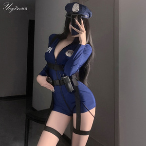Lencería Sensual Nocturna con Diseño de Piano, Conjunto de Falda y Body de Poliéster con Abertura en la Entrepierna, Estilo <span class=keywords><strong>Sexy</strong></span> y Atractivo de <span class=keywords><strong>Azafata</strong></span> o Gatita para Cosplay - Product Image 2