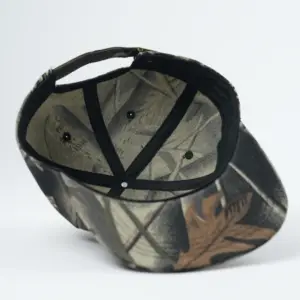 Venta caliente hombres adultos 6 paneles luz en blanco adulto camuflaje sombrero bosque camuflaje caza gorra al aire libre sombrero Real árbol gorras