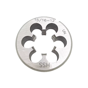 Filière à vis non réglable HSS <span class=keywords><strong>1</strong></span> pièce, norme américaine UNC <span class=keywords><strong>UNF</strong></span> UNS2-56 3-48 10-24 12-24 3/16 <span class=keywords><strong>1</strong></span>/4 <span class=keywords><strong>1</strong></span>/<span class=keywords><strong>2</strong></span> 3/4 7/8 <span class=keywords><strong>1</strong></span>'' - Product Image 1