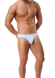 Vendita calda nuovi <span class=keywords><strong>ragazzi</strong></span> Gay <span class=keywords><strong>Sexy</strong></span> cotone trasparente slip Lingerie a vita bassa uomo biancheria intima confortevole - Product Image 6