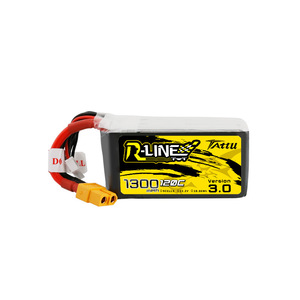 TATTU R-Line Version 4.0 6s Battery 1300mAh 22.2V 120C Battery with XT60 Plug for <b>RC</b> Racing <b>Drone</b> Quadcopter - Product Image 4