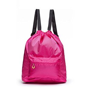 Women Wet Dry Separate Waterproof Mesh Beach Swimming Travel Pool Gym Double Shoulder Drawstring Bag Backpack
