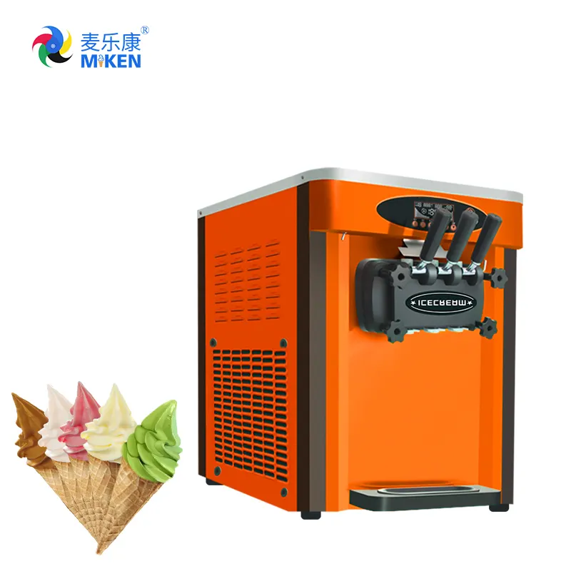 GQ-25CTP Soft serve Ice Cream Making Cone with Pre-cooling Ice Cream Machine Panel Steel Color New Product 2020 CN;GUA