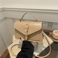 Sacs à bandoulière carrés vintage en PU avec chaînes, pour femme, nouvelle collection hiver-automne, vente en gros