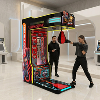 Machine de boxe commerciale en métal, jeu d'arcade à monnayeur, testeur de force pour centres de jeux, certifiée CE