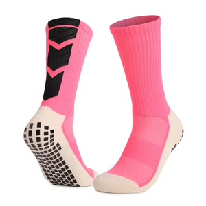 <b>High</b> Quality Custom Logo Crew Anti Slip Football Sports <b>Socks</b> Grip Soccer <b>Socks</b> for Men Wholesale - Product Image 6