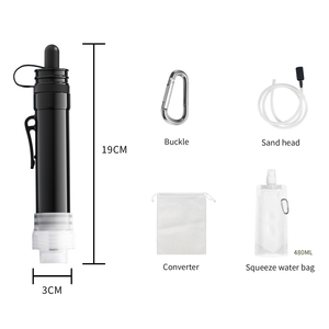 Filtro de Agua Personal Portátil Filterwell para Senderismo al Aire Libre, Pajita con Filtro de Agua de Emergencia para Supervivencia, Filtración del 99.9999%, 4000L - Product Image 2