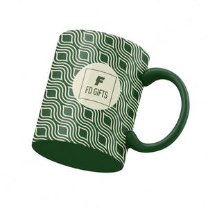 แก้วมัคเซรามิกสีขาวขนาด 11 ออนซ์ สำหรับพิมพ์ลายโลโก้ แก้วกาแฟเซรามิก ของขวัญโฆษณา - Product Image 4