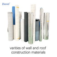 Fabricants de membrane d'étanchéité pour maison, membrane synthétique imperméable, sous-couche de toiture, rouleau de membrane, isolation personnalisée, barrière contre l'humidité