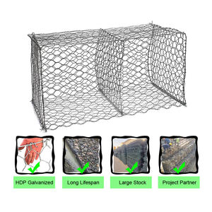 <span class=keywords><strong>Gabion</strong></span> sepeti 5x1x1 m/100x120mm sıcak daldırma galvanizli <span class=keywords><strong>PVC</strong></span> kaplı <span class=keywords><strong>Gabion</strong></span> sepet deniz istinat duvar satılık - Product Image 3