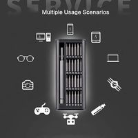 Ensemble d'outils de réparation et de démontage de téléphone portable de précision 24 en 1 à succès, ensemble de tournevis multifonctionnel