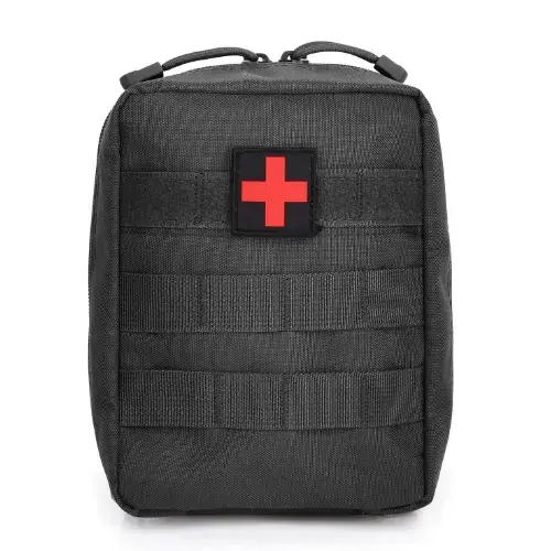 Anth rive Durable 600D Nylon Schwarz Erste-Hilfe-Kit Ifak Tactical Rip Away Utility EMT Leere medizinische Notfall-Trauma-Erste-Hilfe-Tasche