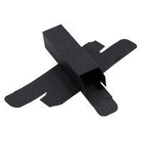 Boîtes d'emballage pour gloss à lèvres en papier réutilisables Storck (0,8x0,8x2,8 pouces), boîtes d'emballage pour rouge à lèvres noires