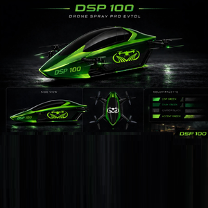 YIVTOL 2026 Nuevo Vehículo Aéreo Seguro EVTOL S-ZEZO MAX, Auto Volador y Motocicleta Aérea Tripulada de un Solo Asiento con Paracaídas y Airbag - Product Image 5