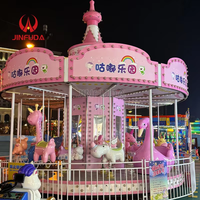 Manège de parc d'attractions à animaux de dessin animé, à fort potentiel de profit, pour enfants