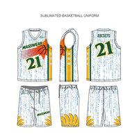 Ensemble d'uniformes de basketball personnalisés, maillot et short respirants à séchage rapide pour hommes, vêtements de sport pour l'entraînement et les matchs, OEM
