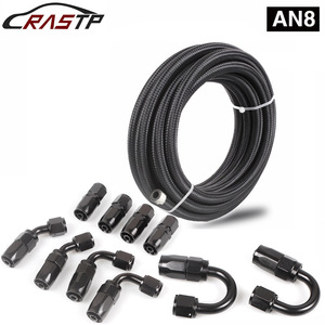 Tuyau de refroidissement d'huile tressé An8, 6000 mm, noir, pour remplacement du système de refroidissement automobile - Product Image 3