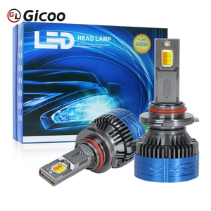 Nouvelles ampoules LED H4 H1 H3 H13 CSP pour voiture, 20000LM 140W, tricolores, ultra-lumineuses (6000K 4300K 3000K), compatibles H7 H11 9005 9006 5202 - Product Image 1