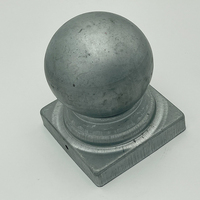 Cubiertas para Postes de Cerca y Puertas de Acero Galvanizado Ornamental con Recubrimiento en Polvo, Ecológicas y Sostenibles, Tamaños Personalizables (4x4 Disponible)