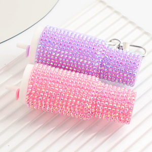 Eleva <span class=keywords><strong>tu</strong></span> estilo con nuestro llavero mini tumbler brillante, el soporte definitivo para lápiz labial y el regalo perfecto para el Día de la Madre. - Product Image 3