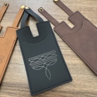 Dompet Kartu Gantung Model Sepatu Bot Koboi Barat Bahan Pu Buatan Tangan dengan Kancing Jepret dan Tali Vintage