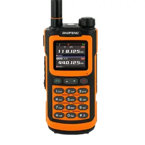 새로운 도착 바오펭 UV-20M UV-20 UV20 워키토키 VHF/UHF AIR 수신 USB 충전 타입-C FM 3-5km 스크램블러 양방향 라디오