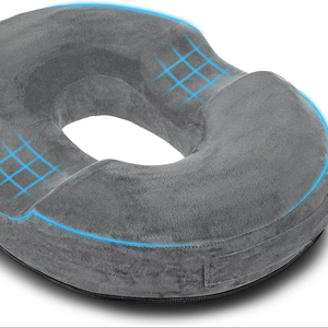 Donut Đệm Bộ nhớ bọt trĩ đệm cho sau sinh xương cụt xương cụt giảm đau áp lực cho văn phòng Chai xe Ghế - Product Image 1