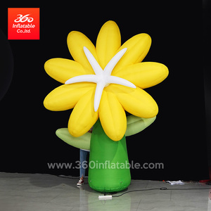 Fleurs géantes gonflables personnalisées pour la publicité en extérieur avec <span class=keywords><strong>souffleur</strong></span> d'air pour la décoration des centres commerciaux - Product Image 4