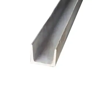 Feixe de canal galvanizado para indústria, preço de fábrica, 3 polegadas laminado a quente, canal em U s235jr s275jr s355j2 pequeno, spangle C u