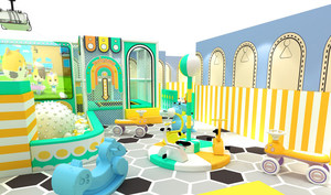 Tùy Chỉnh Trẻ Em Chơi Khu Vực Công Viên Trong Nhà Sân Chơi Trong Nhà Thiết Bị Bóng Hồ Bơi Mềm Chơi Carousel Softplay Nhà Cung Cấp Trung Quốc - Product Image 3