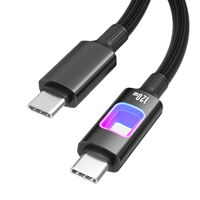 Kabel Usb C Tipe C 1.5M/2M PD 120W Kabel Data Pengisi Daya Cepat Tipe C untuk MacBook iPad iPhone 15 16 17 PRO MAX Samsung Xiaomi