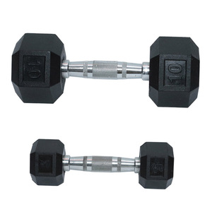 Gym Equipment rubber coated Hex Dumbbell Strength Training Fitness <b>Weight</b> <b>Lifting</b> hex Dumbbell <b>Sets</b> - Product Image 4